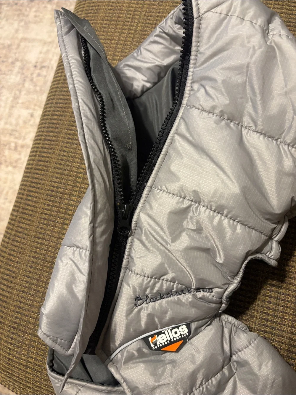 Helios Thunder Jacket Dog Coat - Light Gray